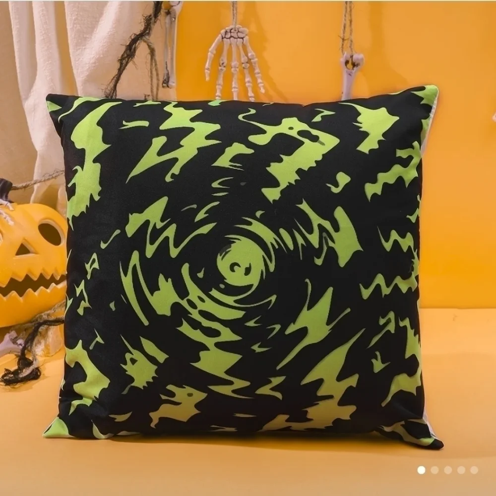 New black and green home Decor accent pillow case